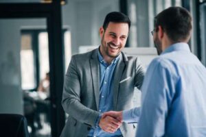 Employment Law - Two men shaking hands 